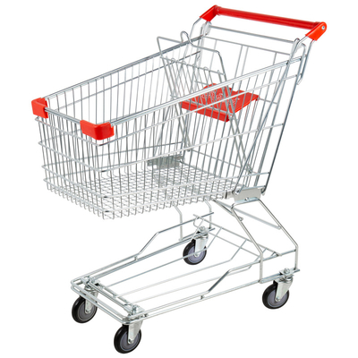 Supermarkt-Einkauf-Laufkatzen-Wagen der hohen Qualität billiger asiatischer der Art-125L