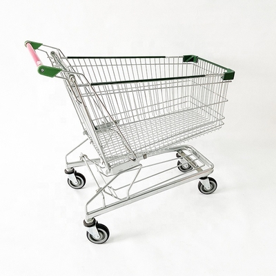 4 Wheels Chrome Supermarket Grocery Trolley Geaman Shopping Trolley Collapsible Collapsible Trolley