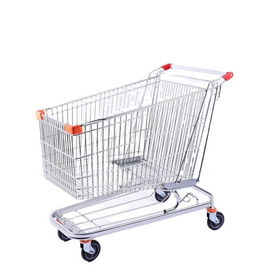 Modern Unfolding Style Supermarket Hand Trolley For Market Shopping